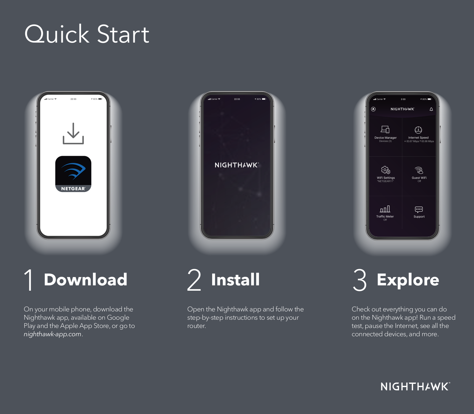 NETGEAR Nighthawk Quick Start Guide