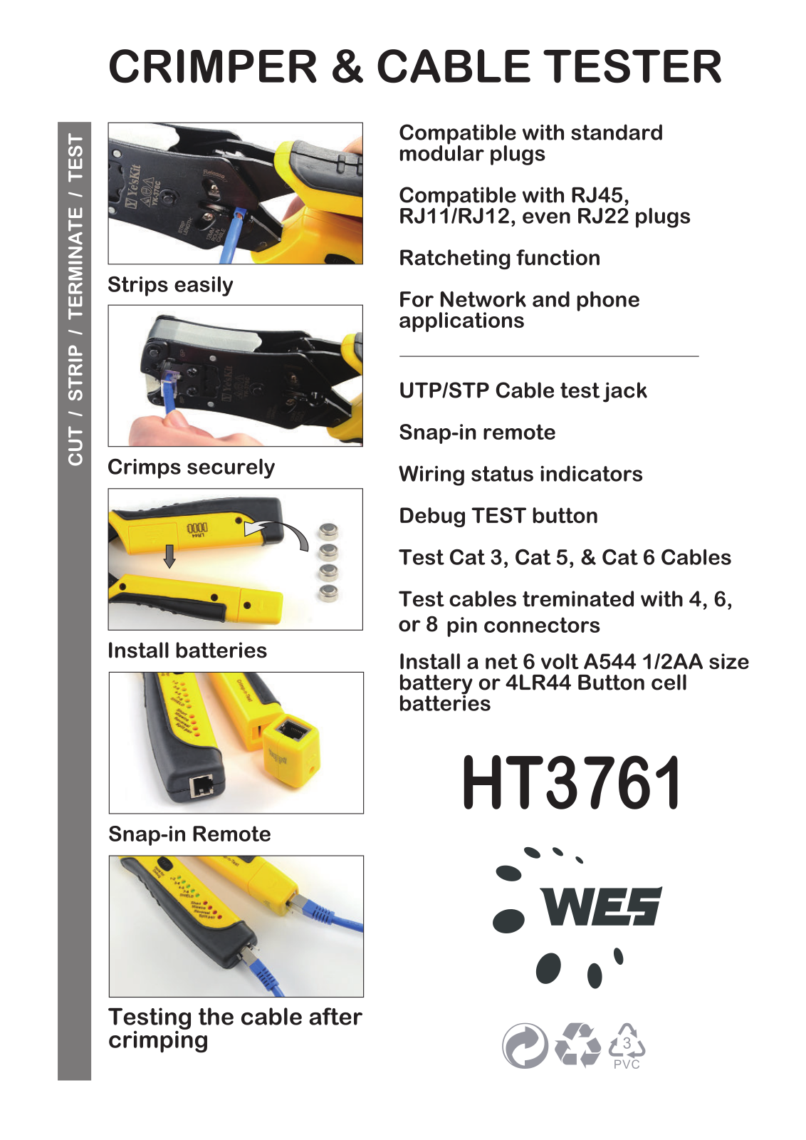 Wes HT3761 Installation guide - ManualMachine.com