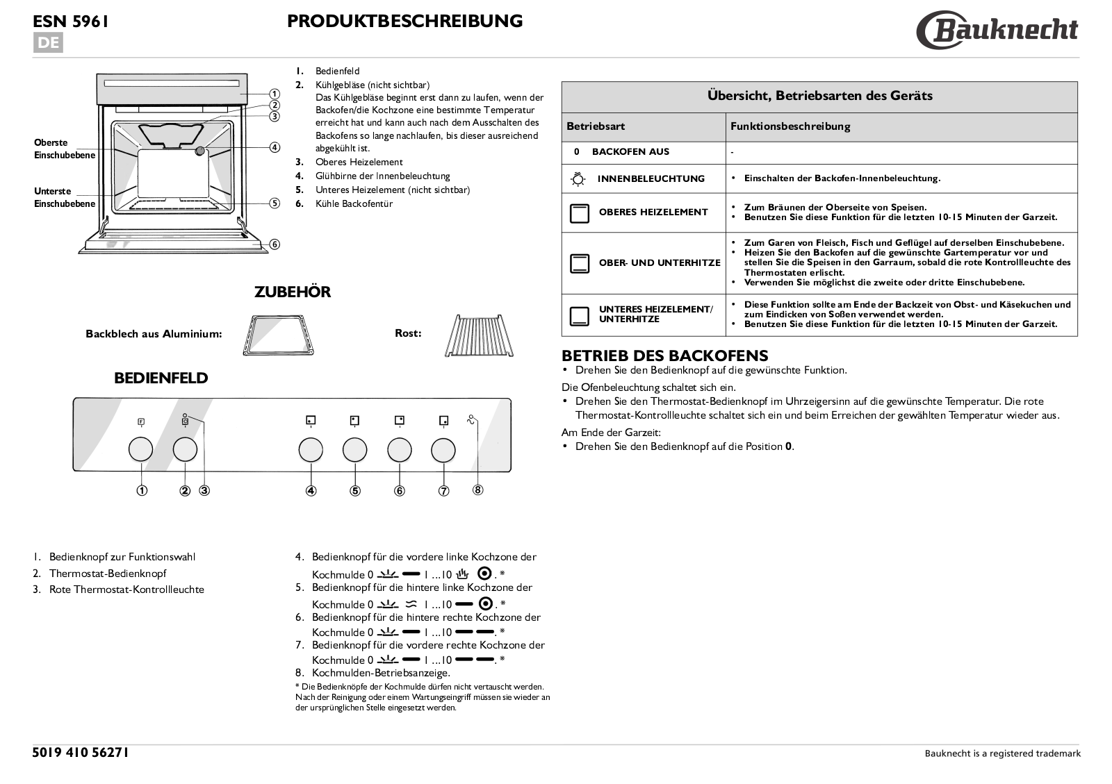 Whirlpool ESN 5961/SW, ESN 5961/WS, ESN 5961/IN INSTALLATION