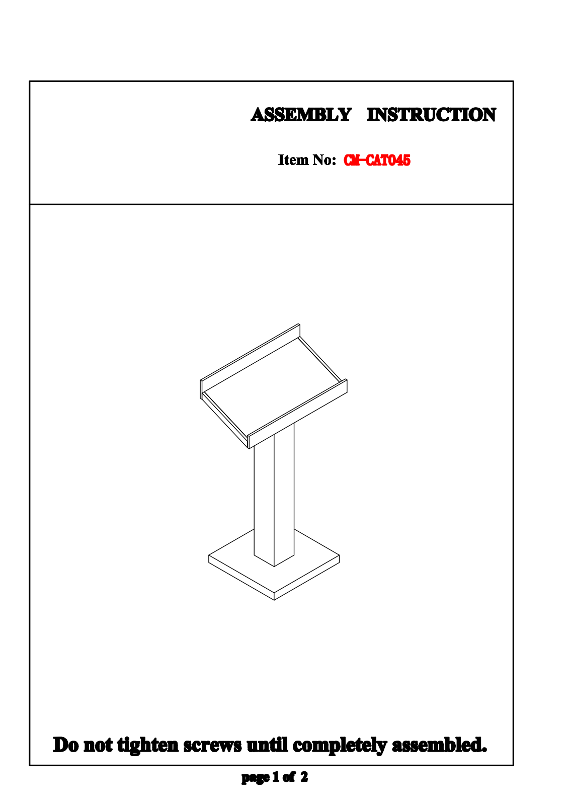 Simple Relax SMRY4463 Installation & Assembly - ManualMachine.com