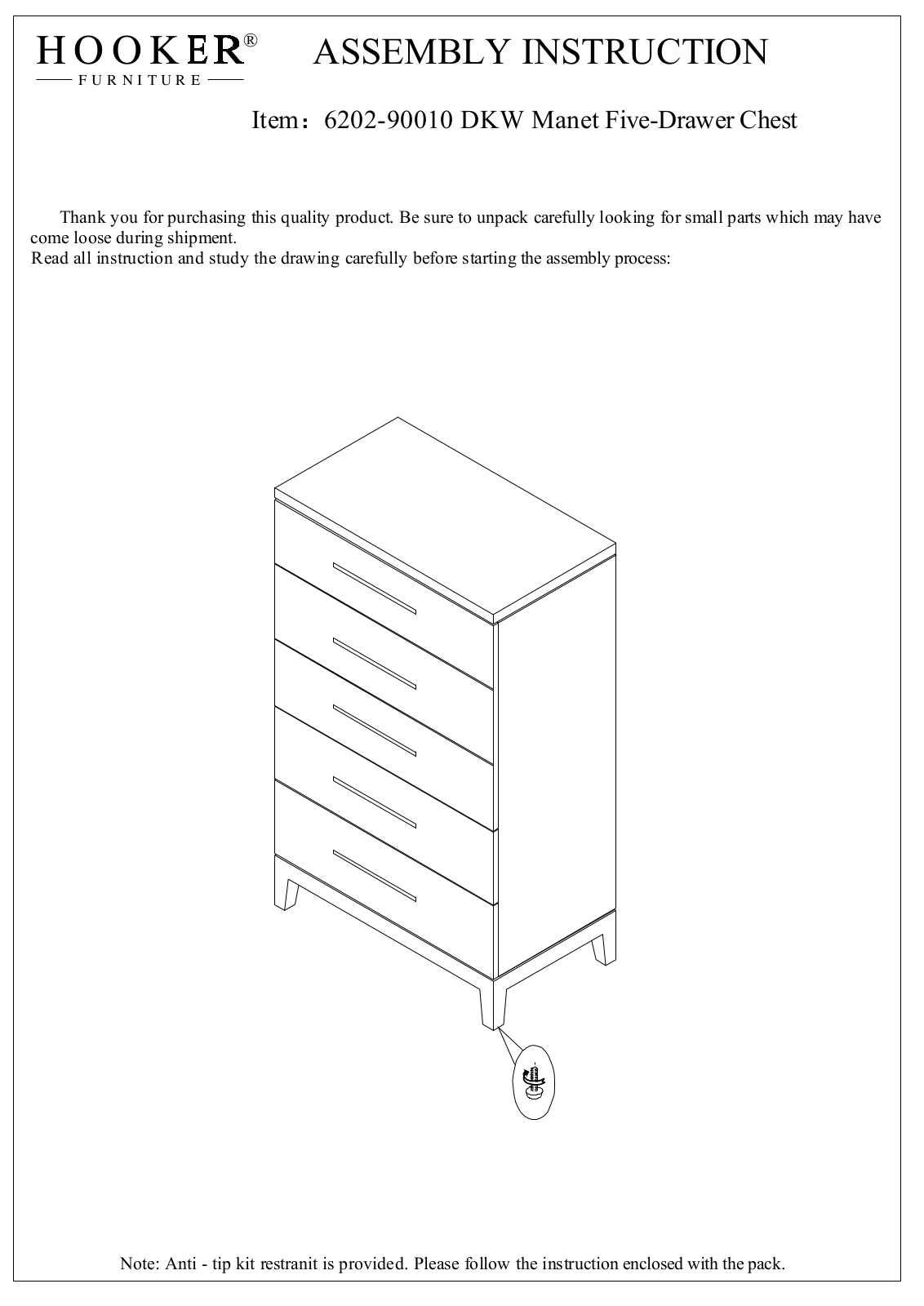 Foundstone GCSR1906 Installation & Assembly - ManualMachine.com
