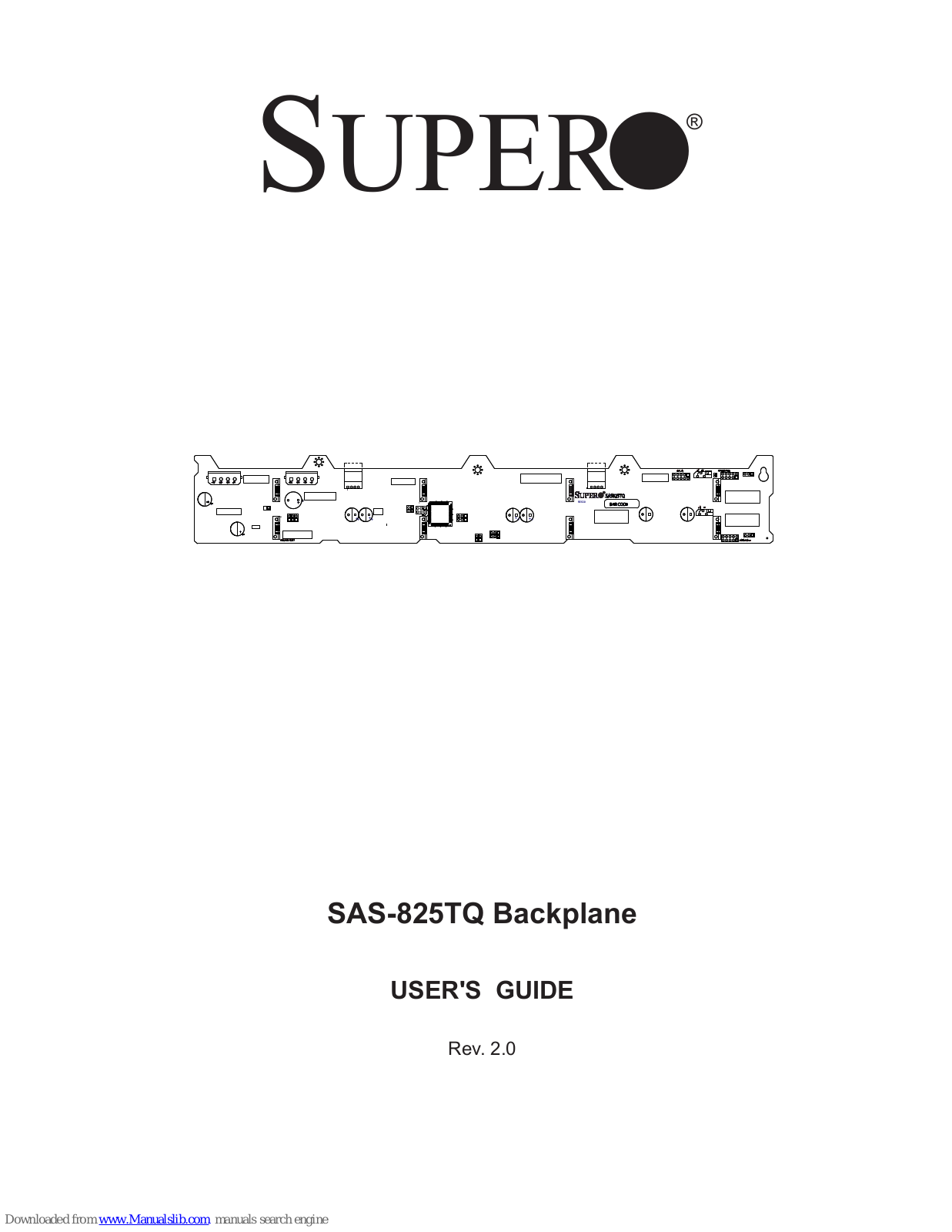 Supero SAS-825TQ User Manual