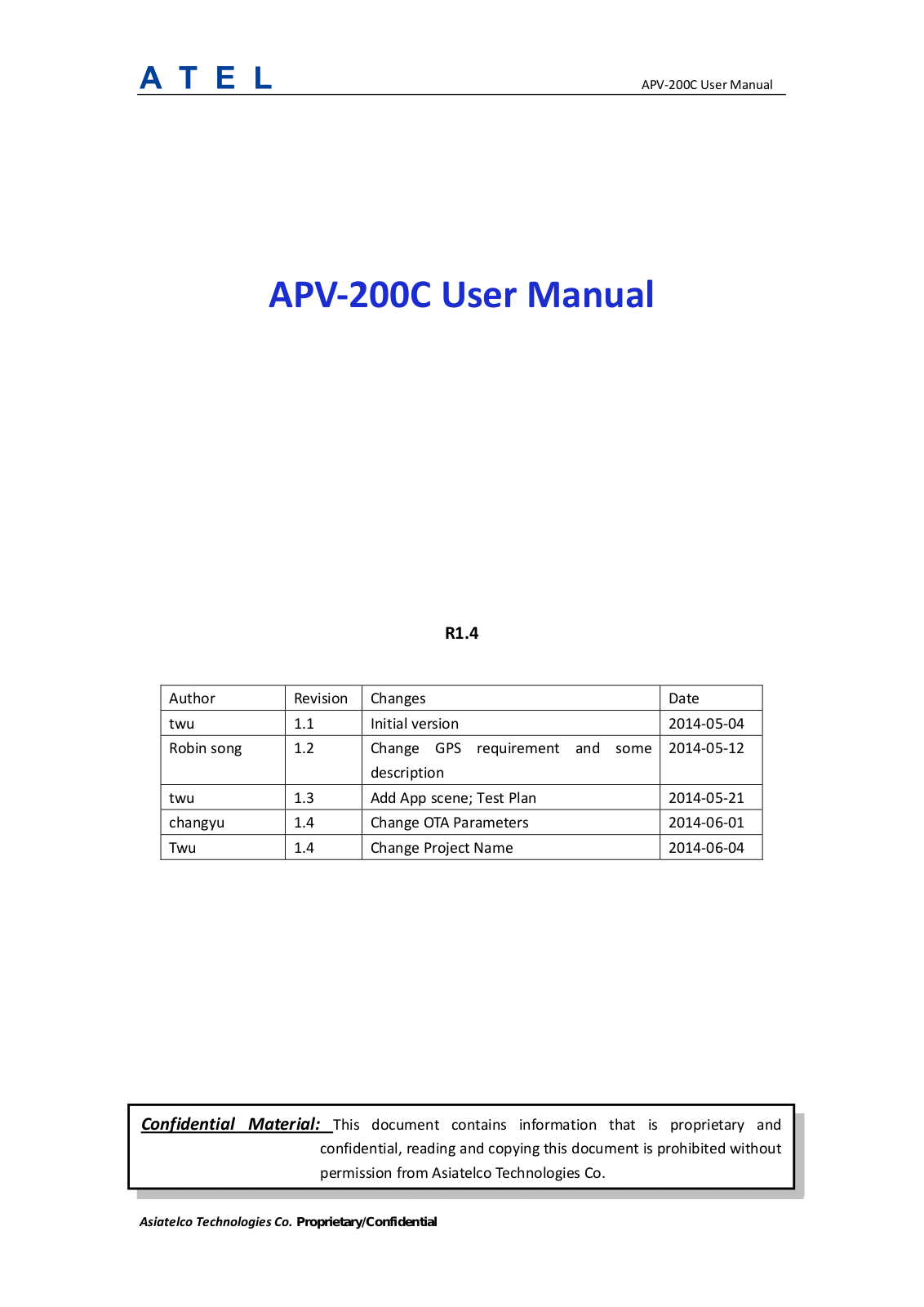 CalAmp 200C User Manual