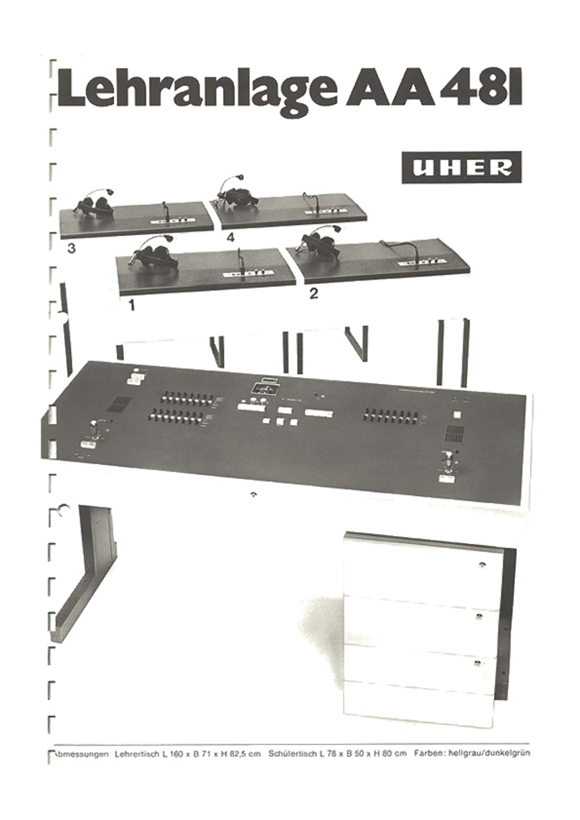 Uher AA-481 Owners manual