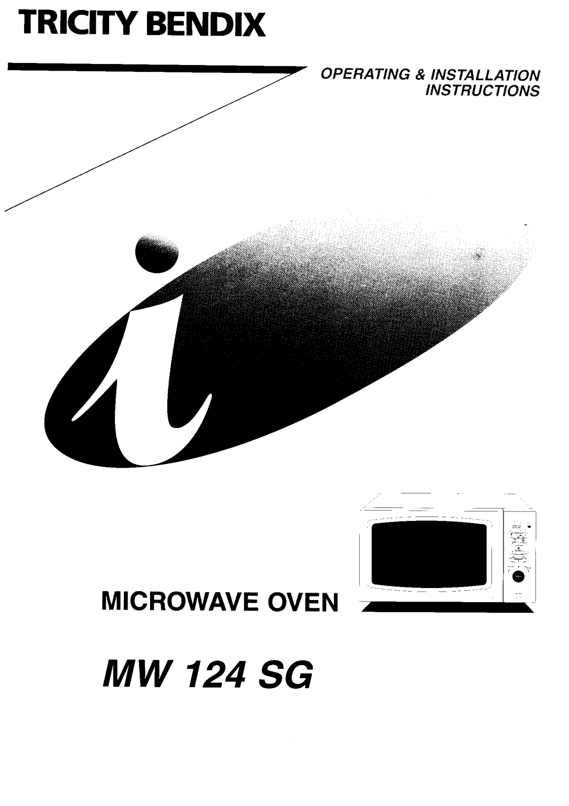 tricity bendix MW124SG User Manual