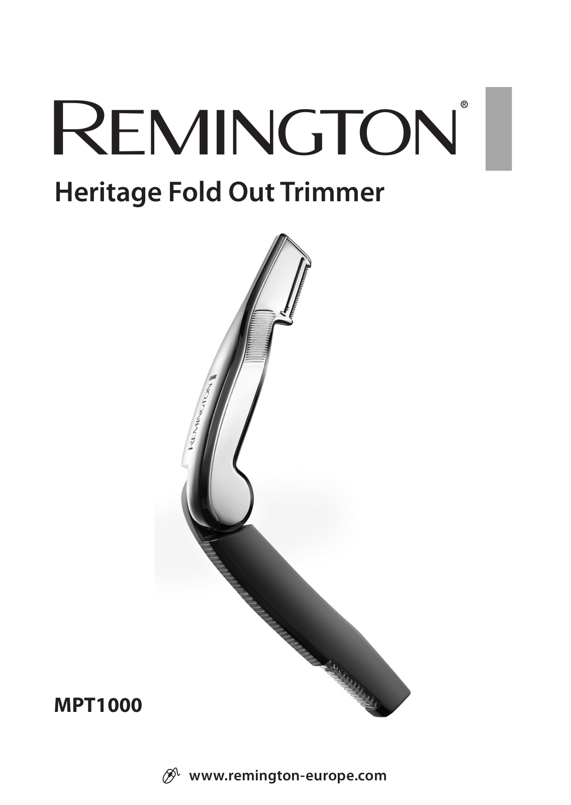 Remington MPT1000 User Manual