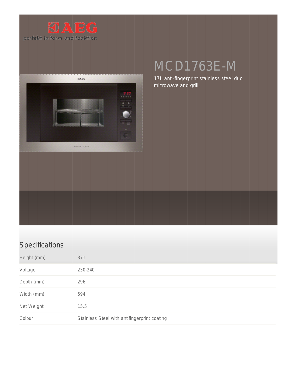 AEG MC1753E-M User Manual