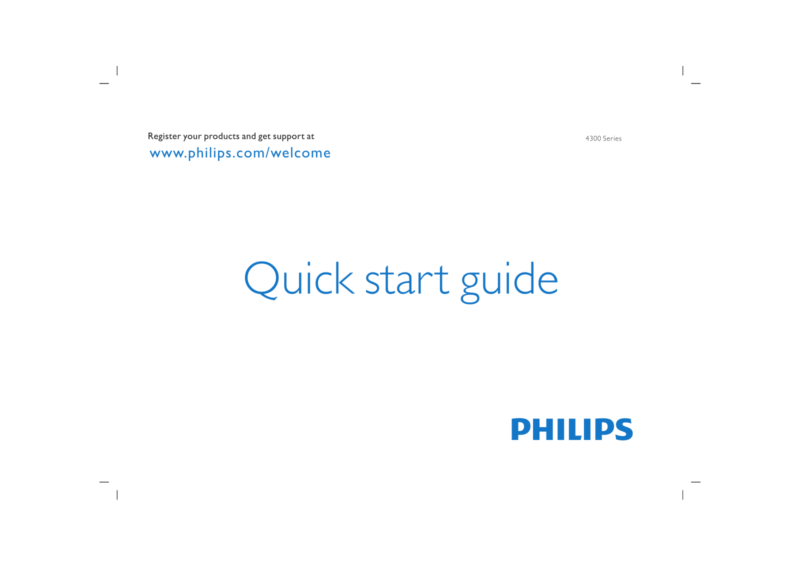 Philips 43PFA4350S/98, 32PHA4300/56 quick start guide - ManualMachine.com