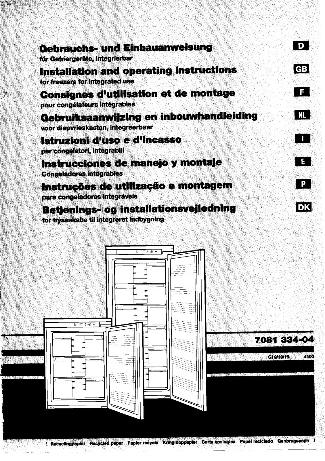 electrolux QT226FI, UF245PL Instructions Manual