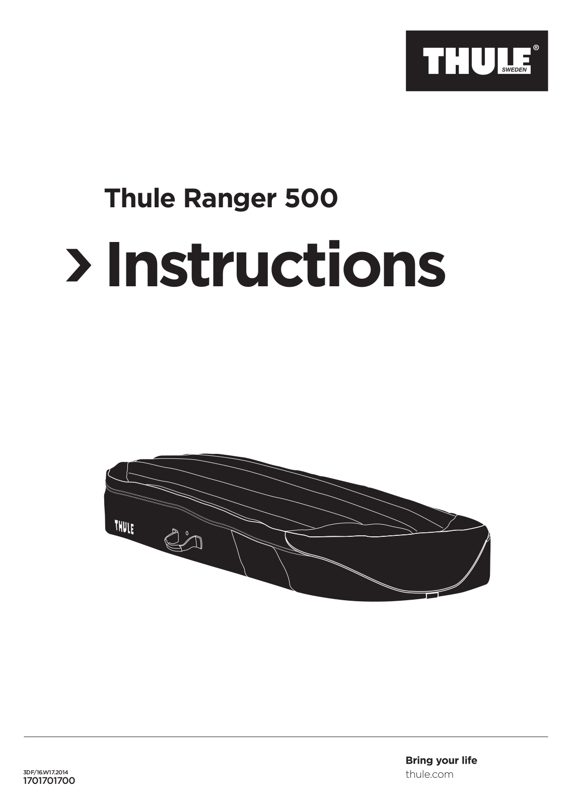 Thule 500 User Manual