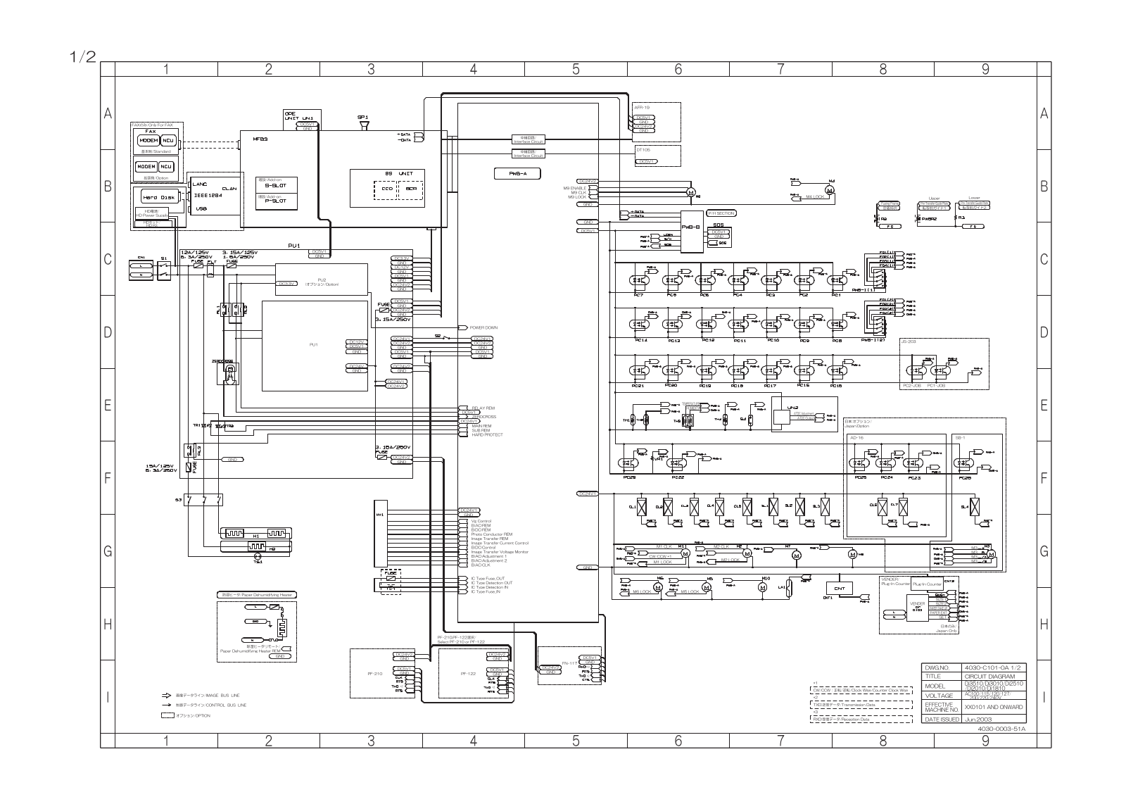 KONICA MINOLTA Di3510 5 Diagram