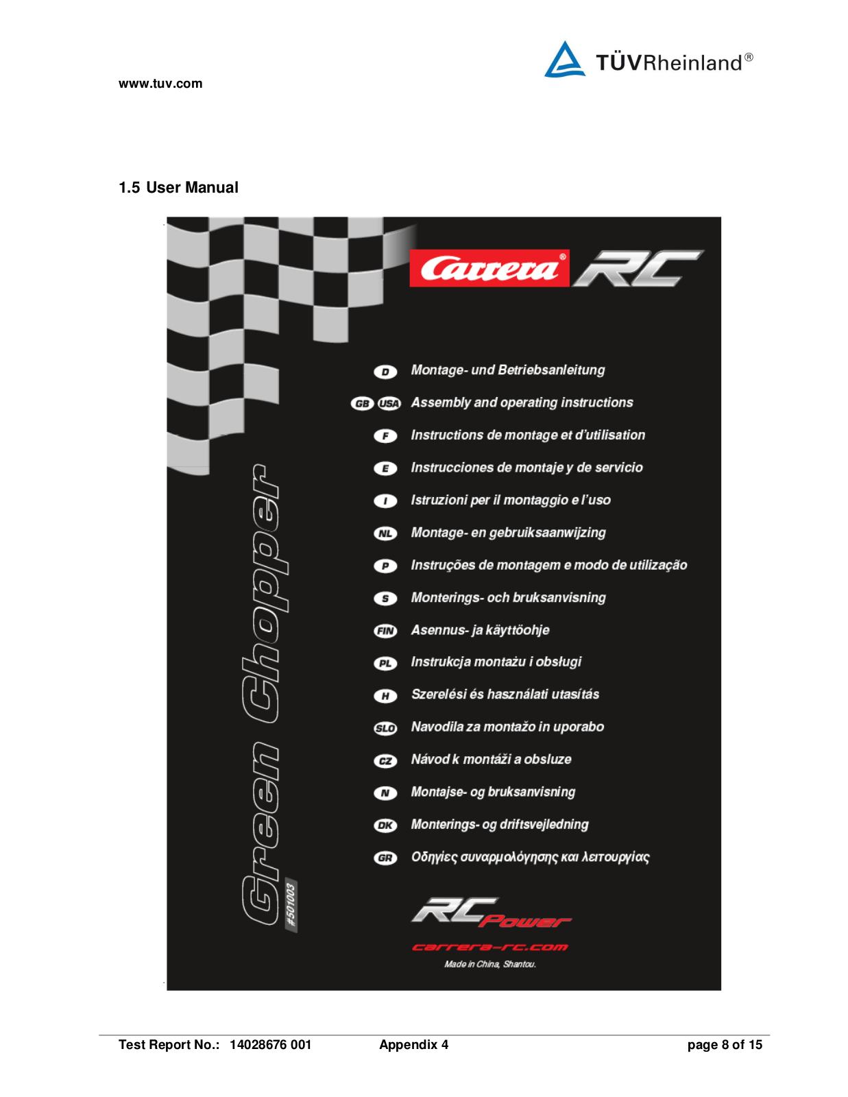 Stadlbauer Vertrieb Ges M B H 401001 User Manual