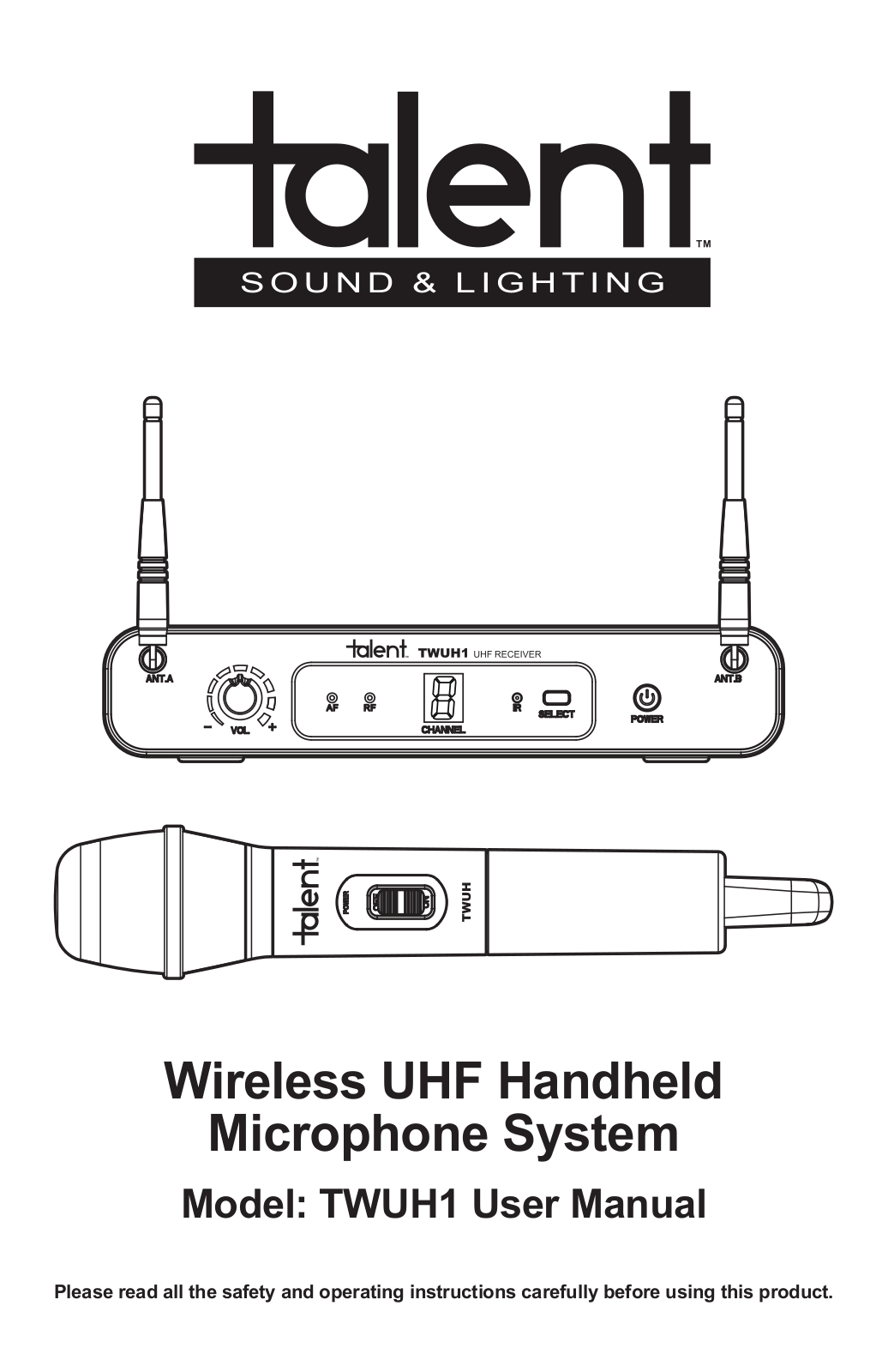 Talent TWUH1 User Manual