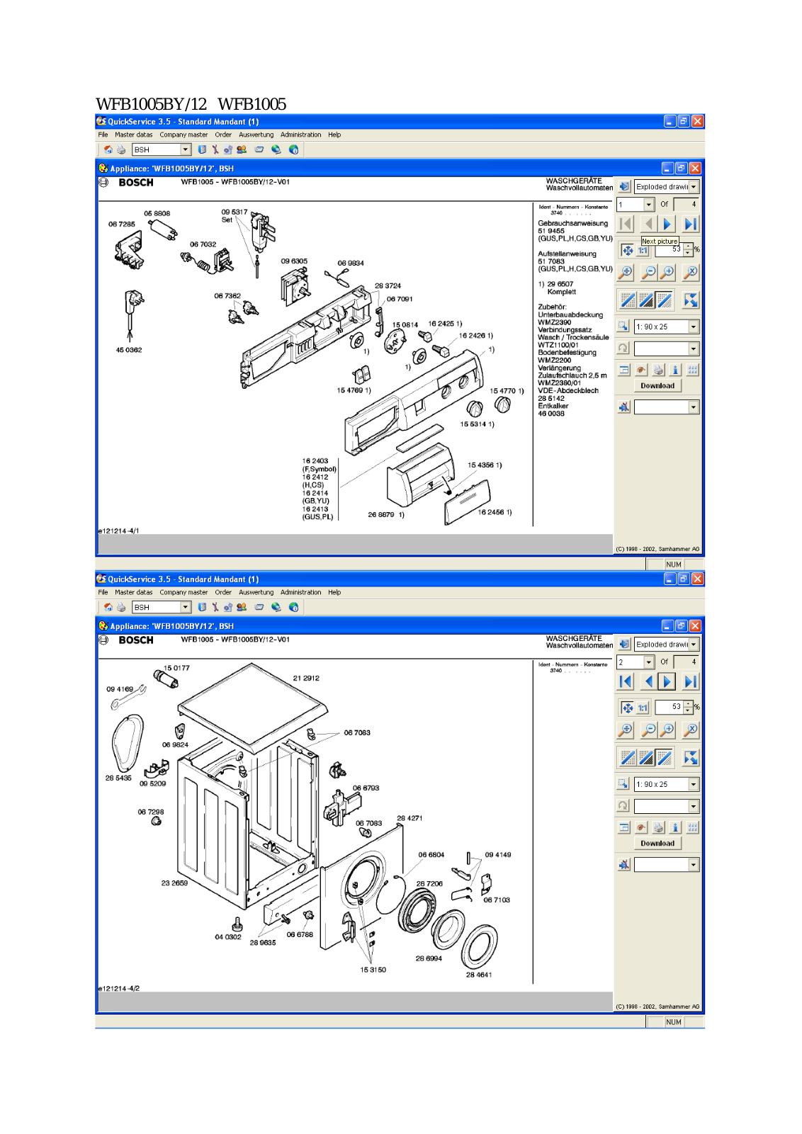 Bosch WFB1005BY Schematic