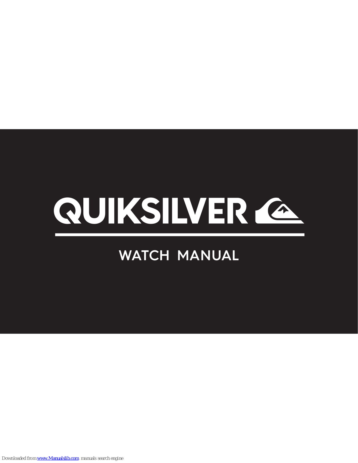 Quicksilver MD0699, MD08151 User Manual - ManualMachine.com
