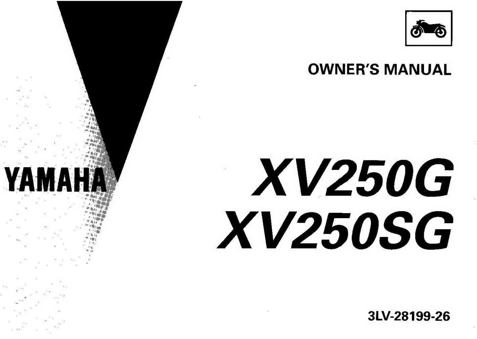 Yamaha XV250 (G) (SG) 1995 Owner's manual