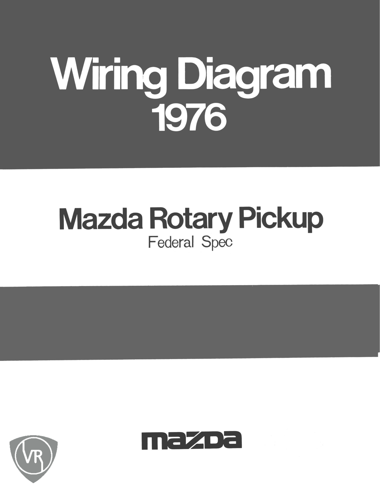 Mazda B  1976 User Manual