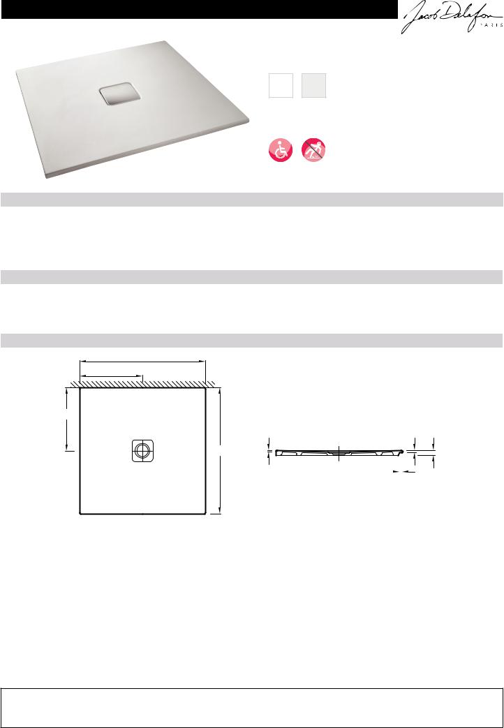 Jacob Delafon REPLAY N141K-220, REPLAY N141K-00 Datasheet