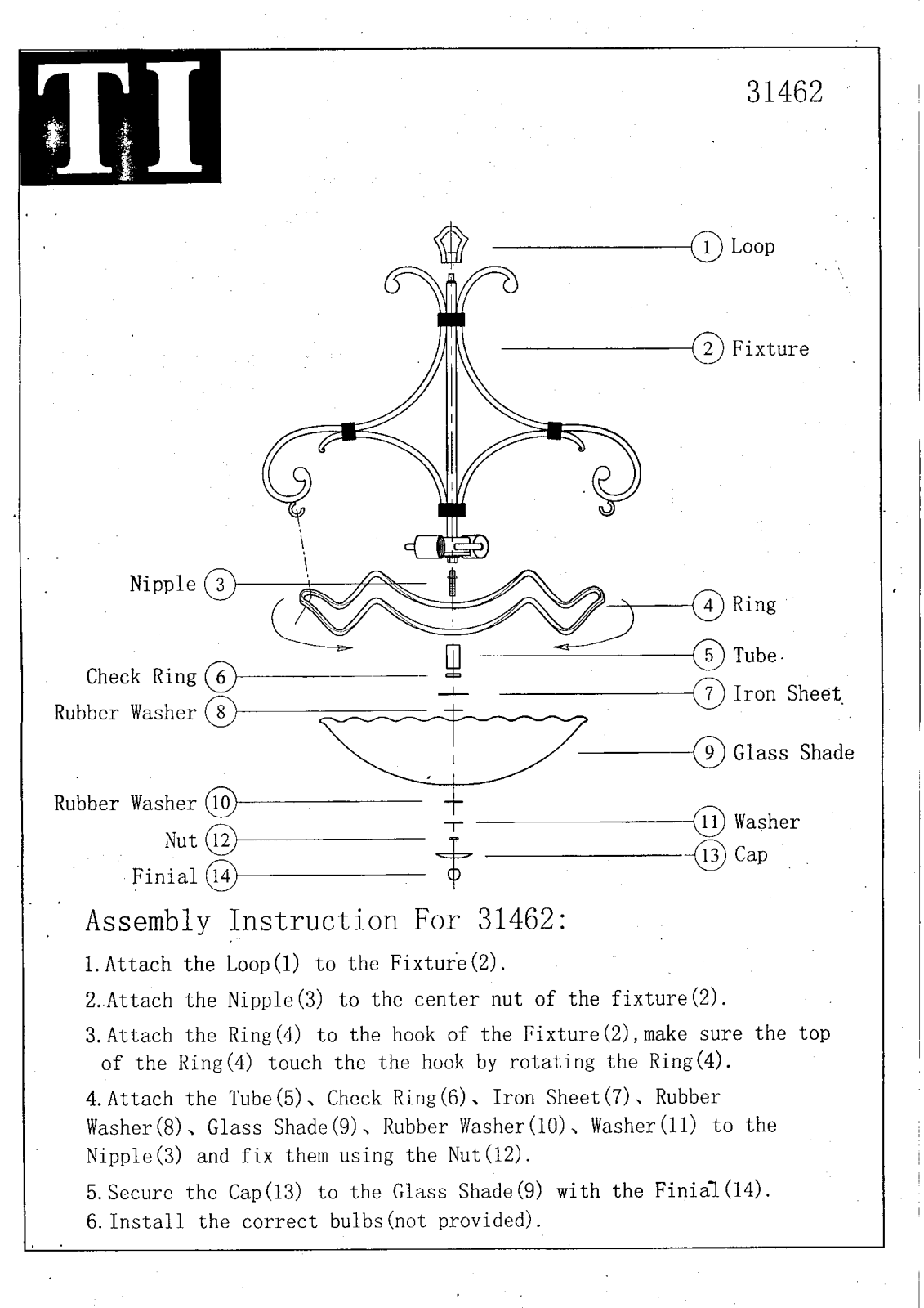 Triarch 31462 User Manual