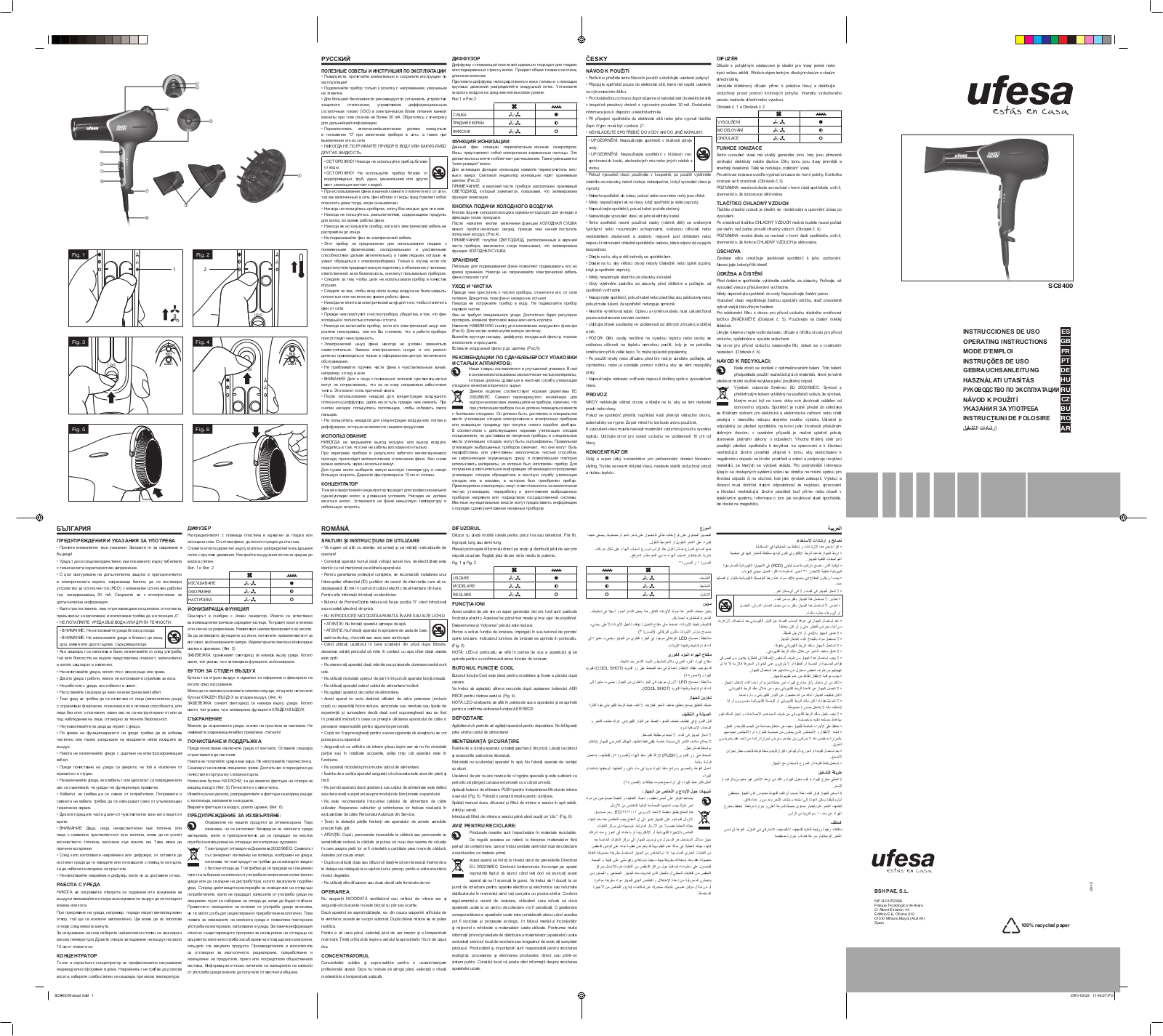 Ufesa SC8400 User Manual
