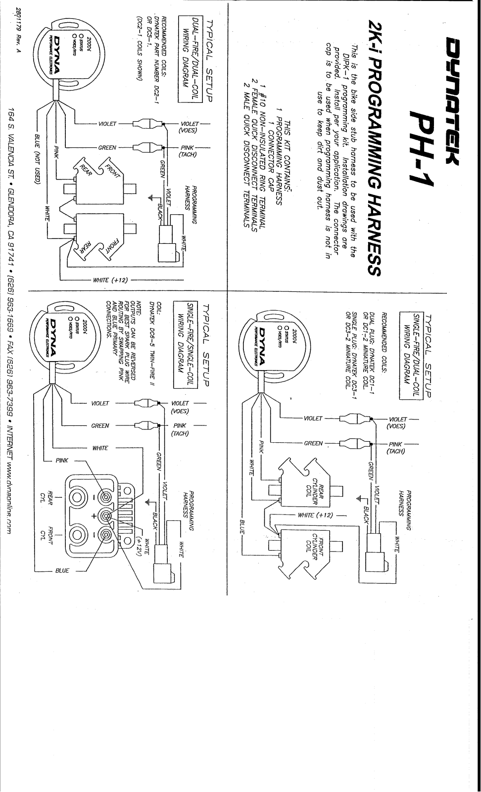 Dynatek PH-1 User Manual