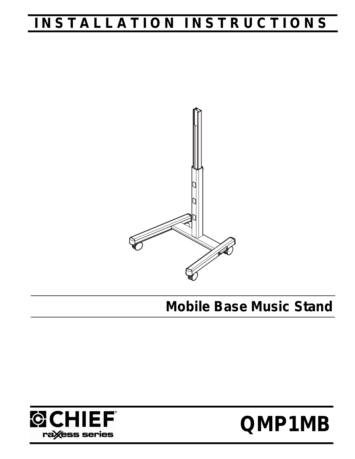 Chief QMP1MB User Manual