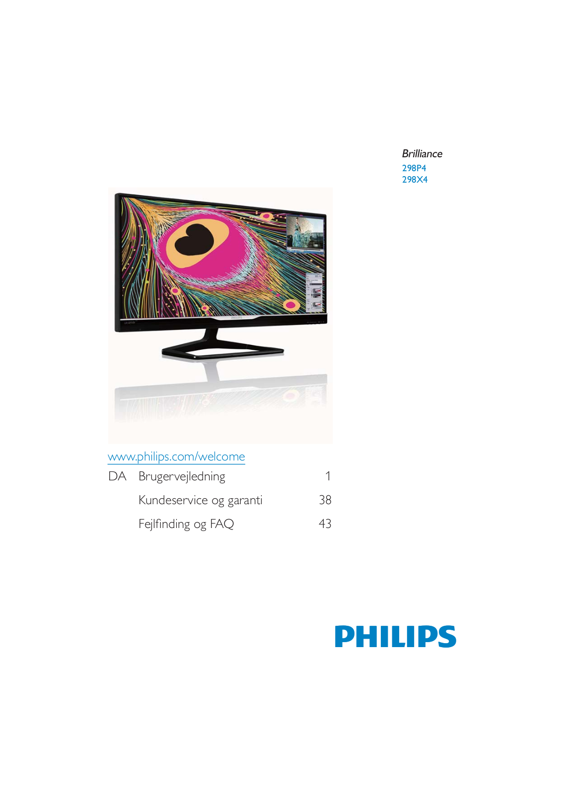 Philips 298P4QJEB/00, 298X4QJAB/00 User Manual