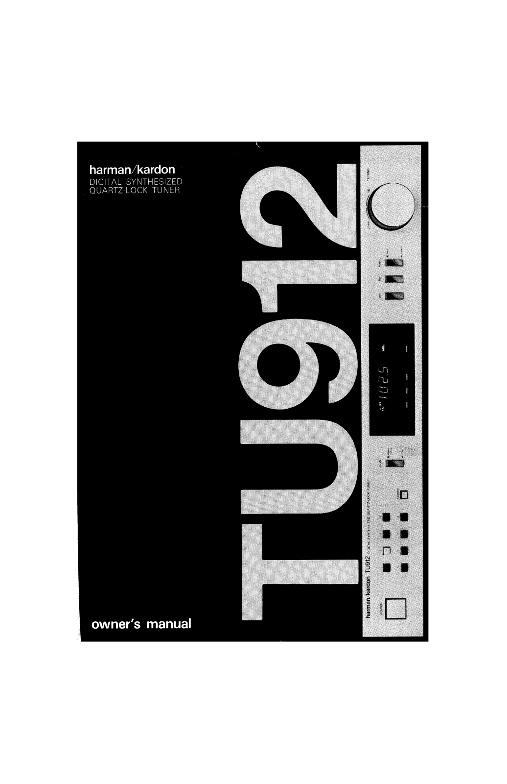 Harman kardon TU912 User Manual