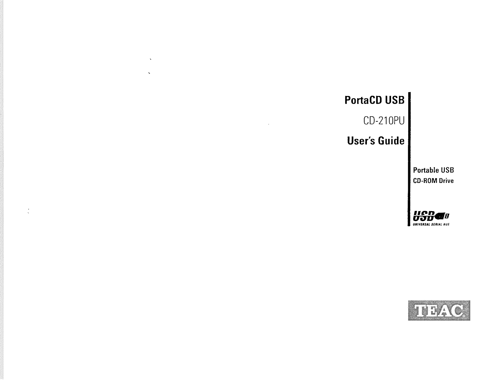 Teac PCD0005A User Manual