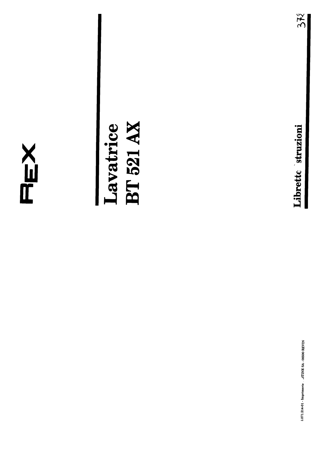 Rex BT521AX User Manual