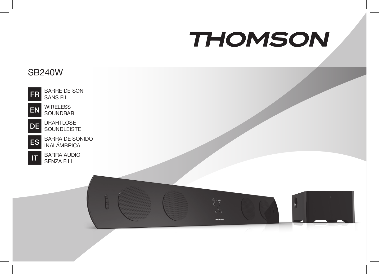 THOMSON SB240W User Manual