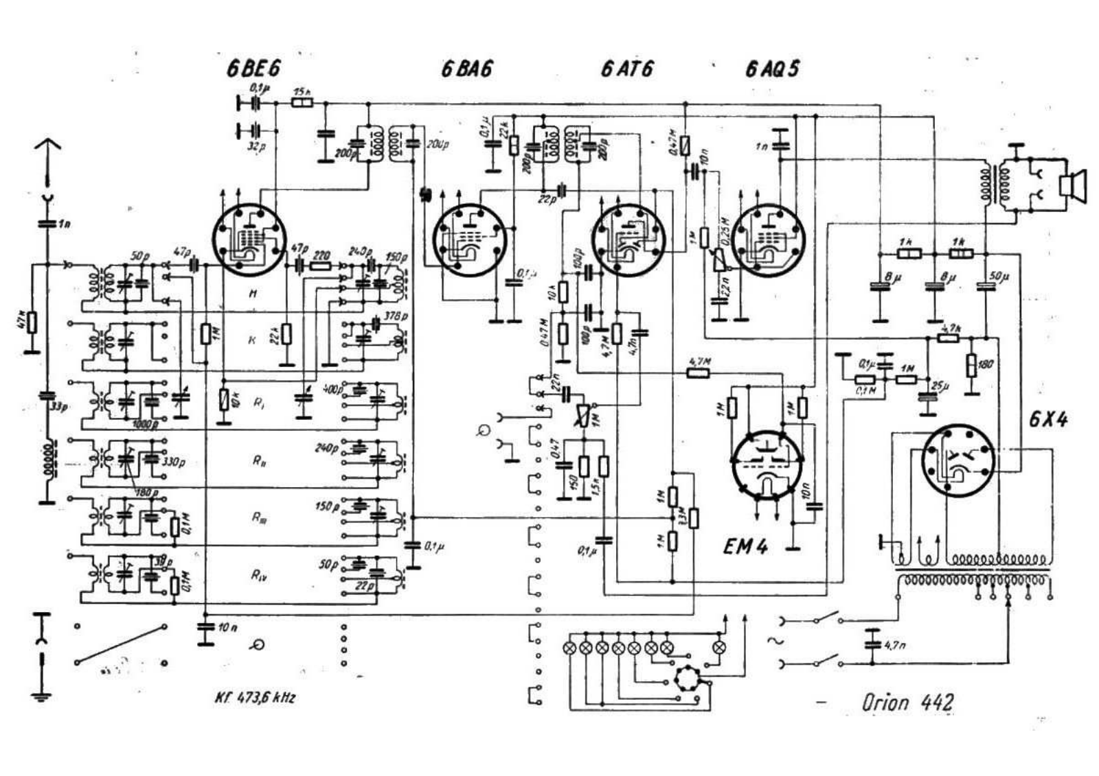 Orion 442 schematic