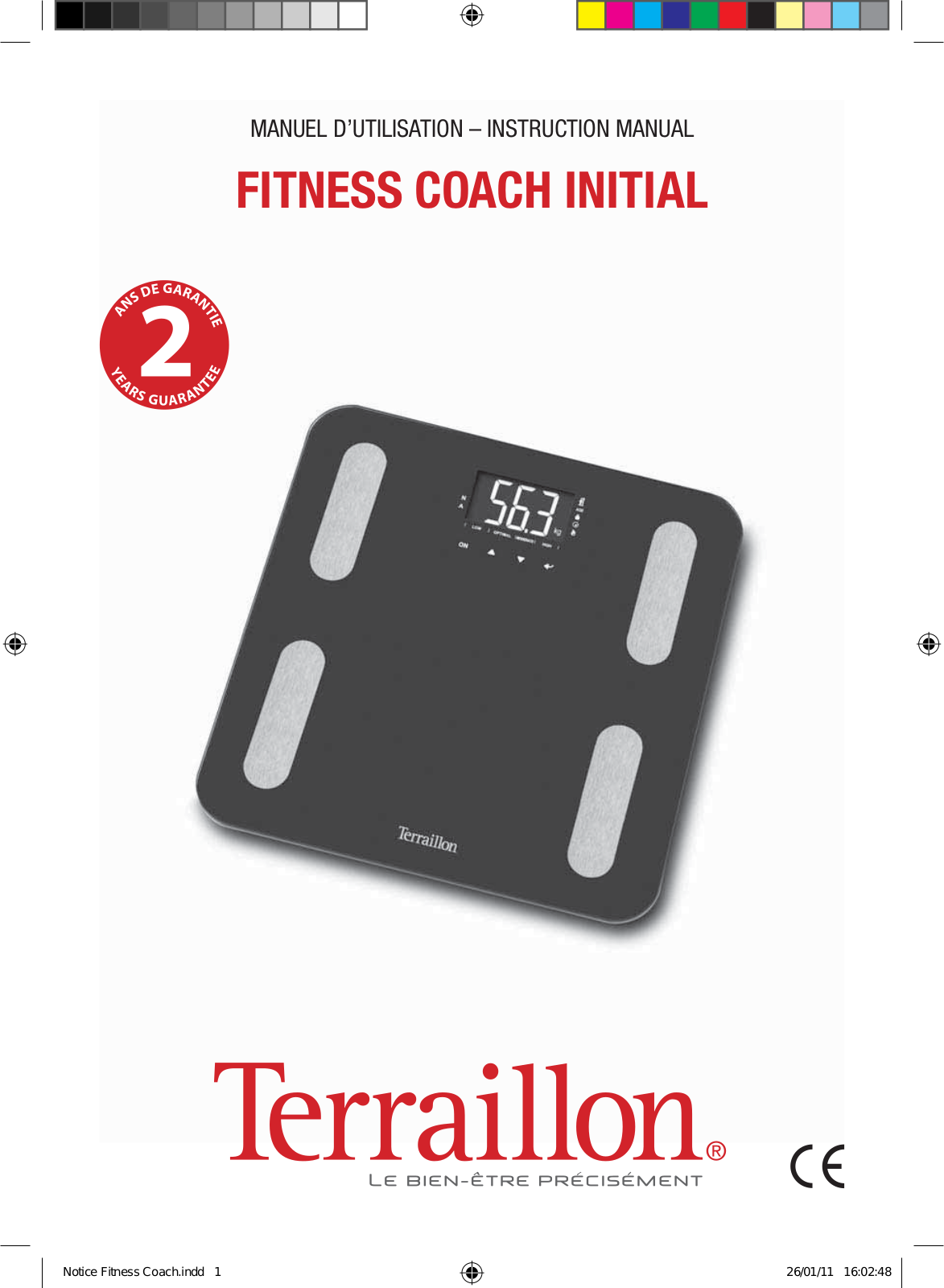 Terraillon Fitness Coach Initial User Manual