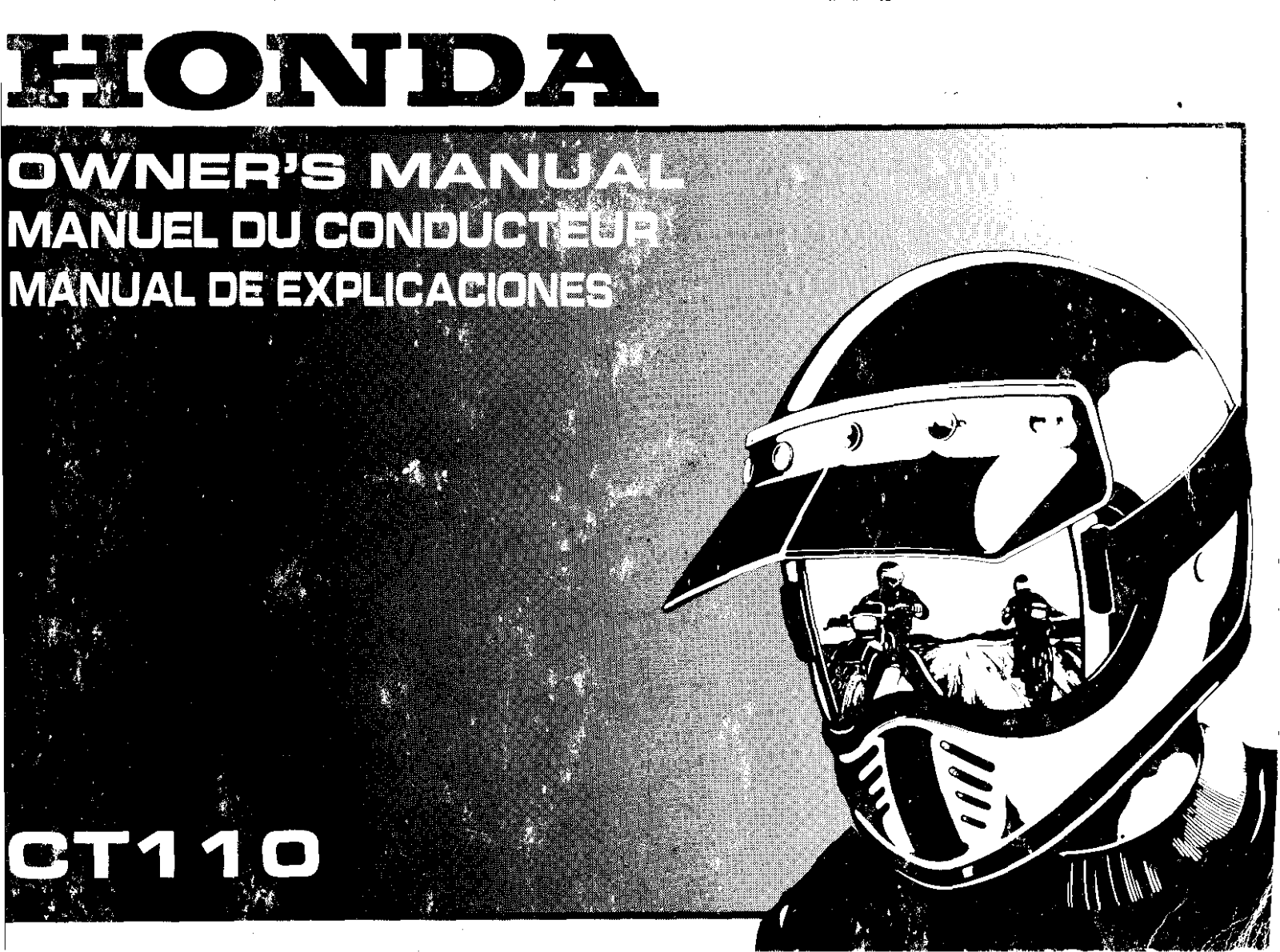 Honda CT110 1988 Owner's Manual