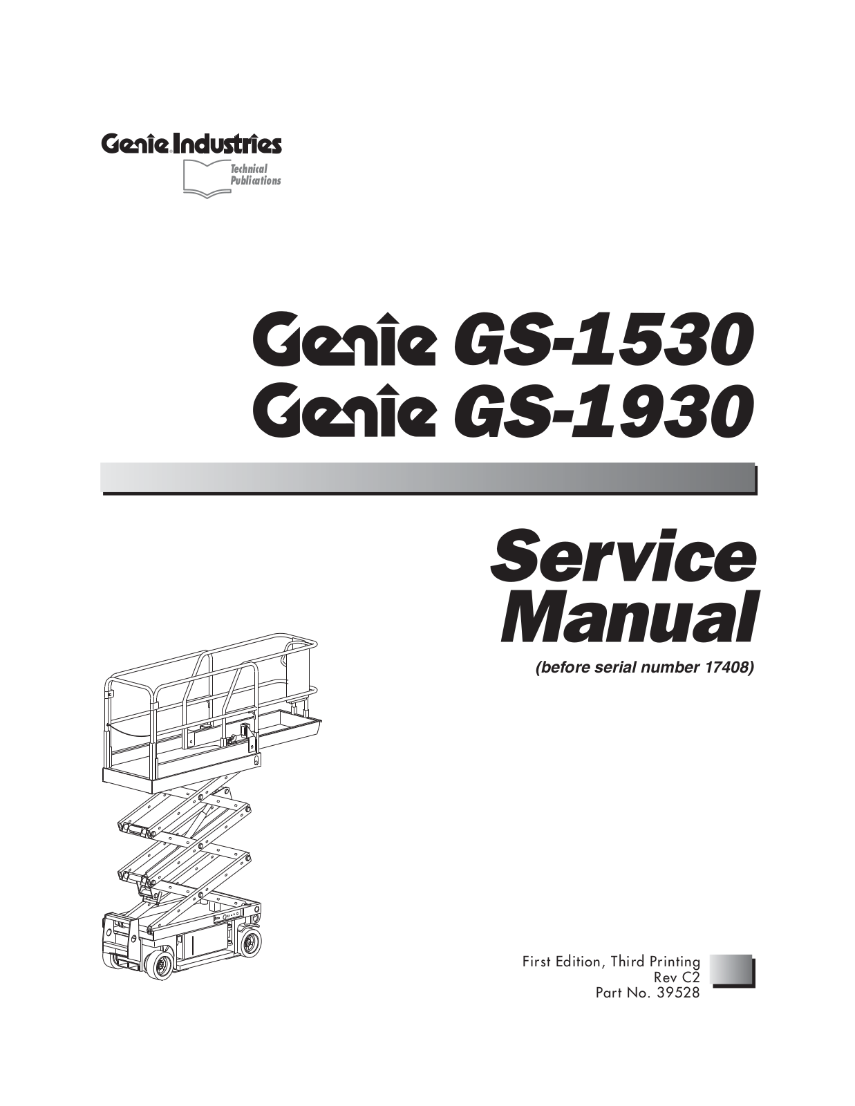 Genie GS1930, GS1530 Service Manual