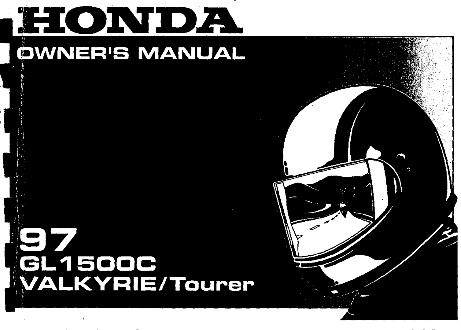 Honda GL1500C 1997 Owner's Manual