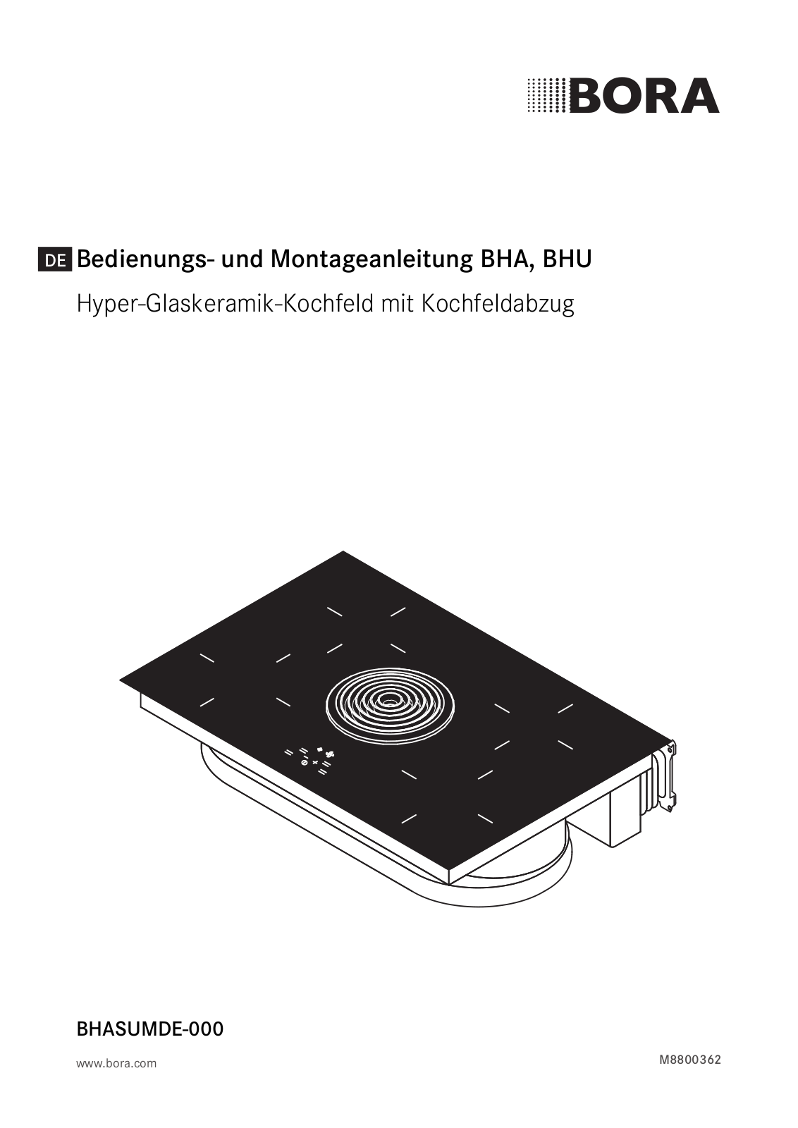 BORA BHA, BHU User Manual - ManualMachine.com