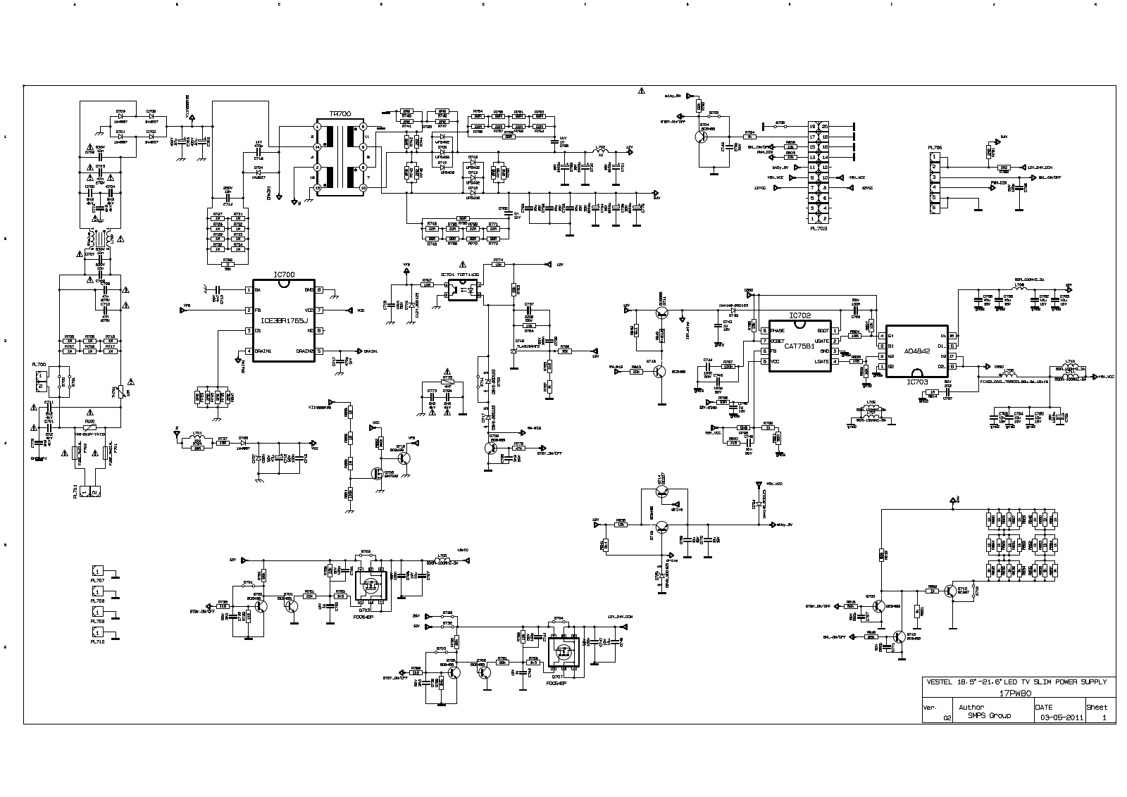 Vestel 17PW80-2 schematic