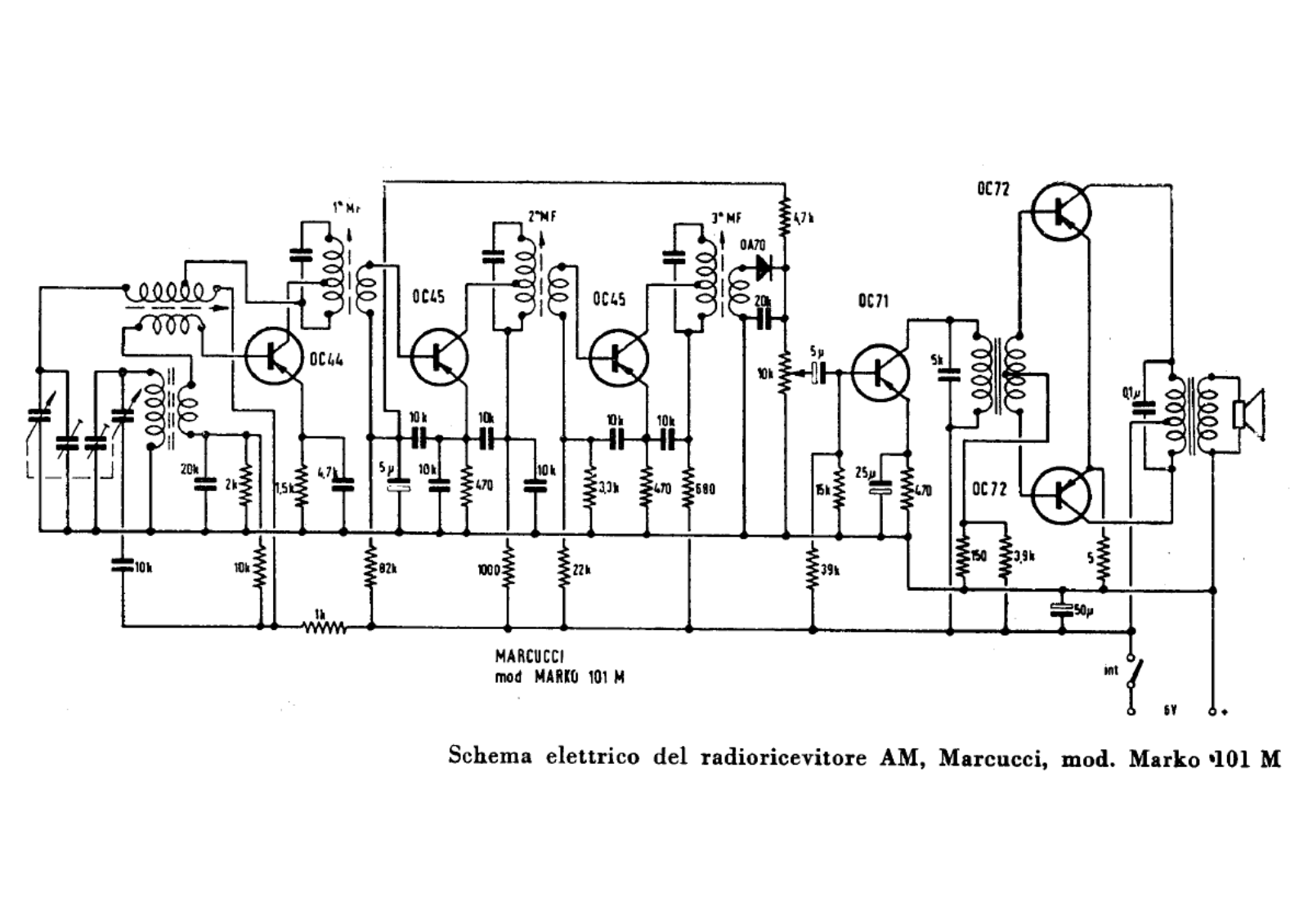 Marcucci marko 101m schematic