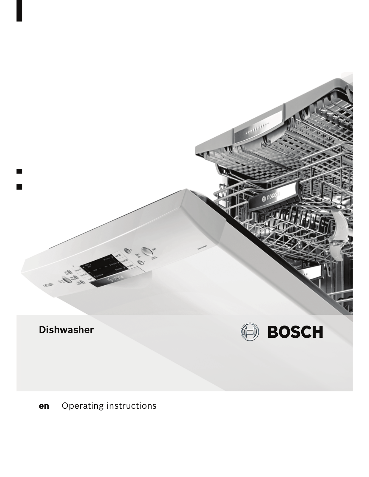 Bosch SMS40T42UK Instruction Manual