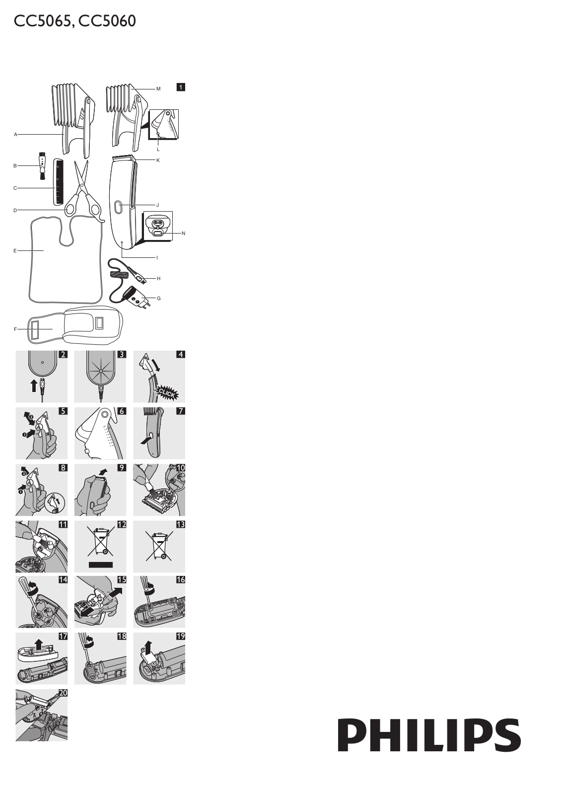 Philips CC5065, CC5060 User Manual