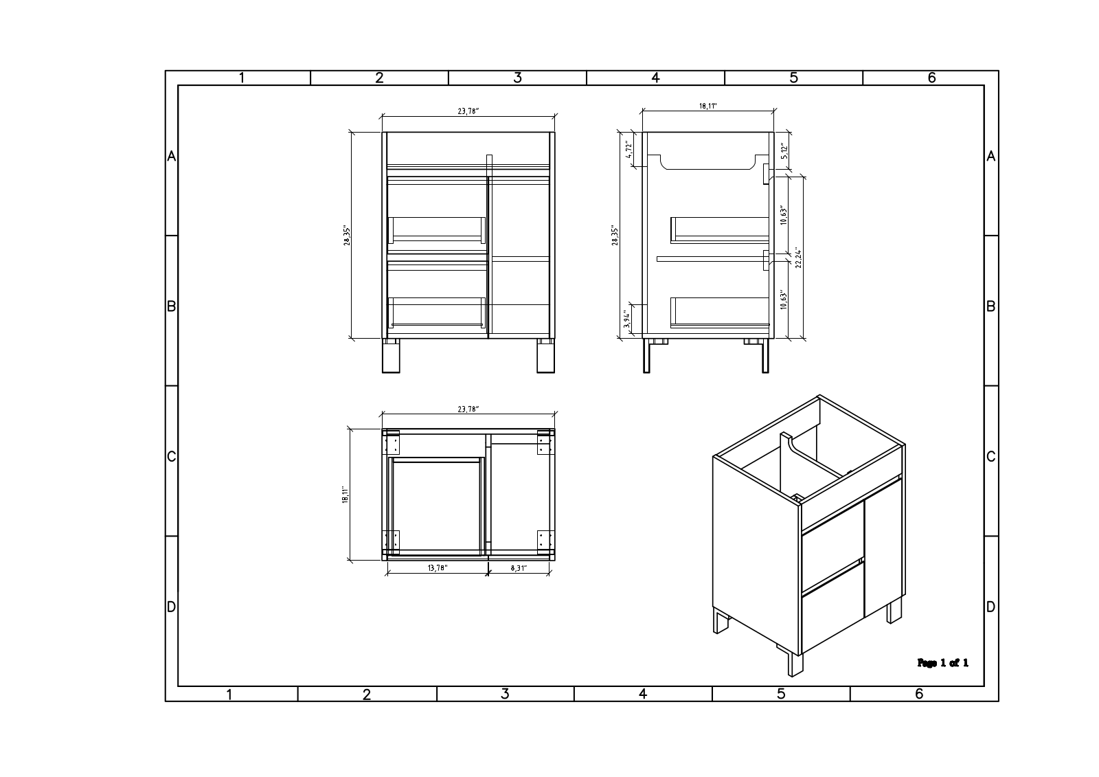 Union Rustic W000423113 Dimensions - ManualMachine.com