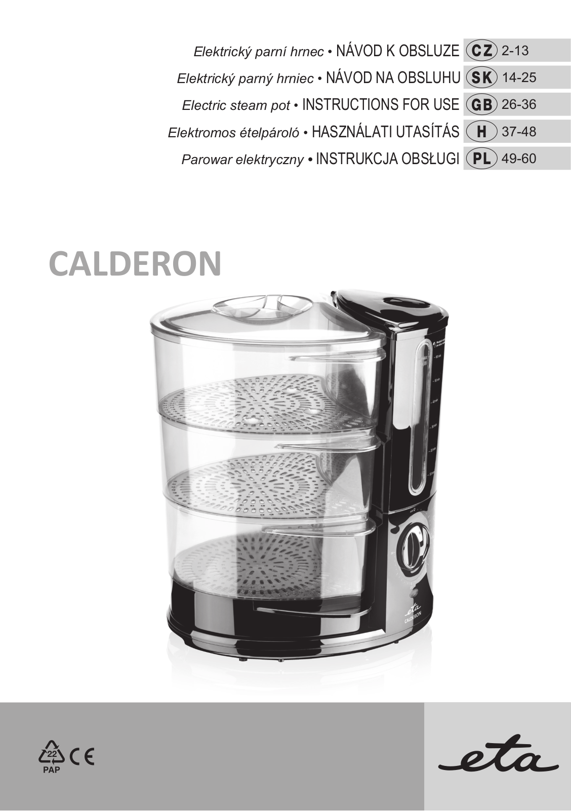 ETA Calderon User Manual