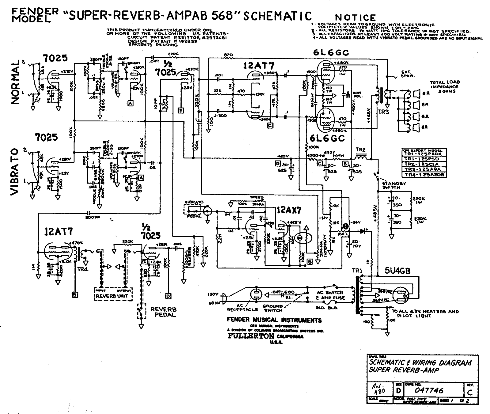 Fender ab568 schematic