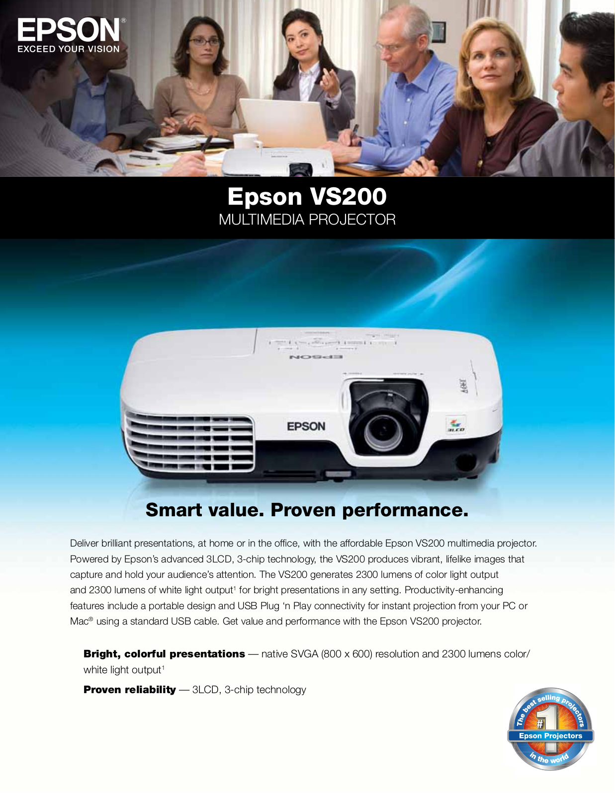 Epson VS200 Product Brochure