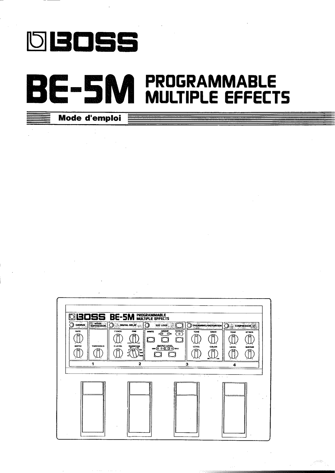 ROLAND BE-5M User Manual