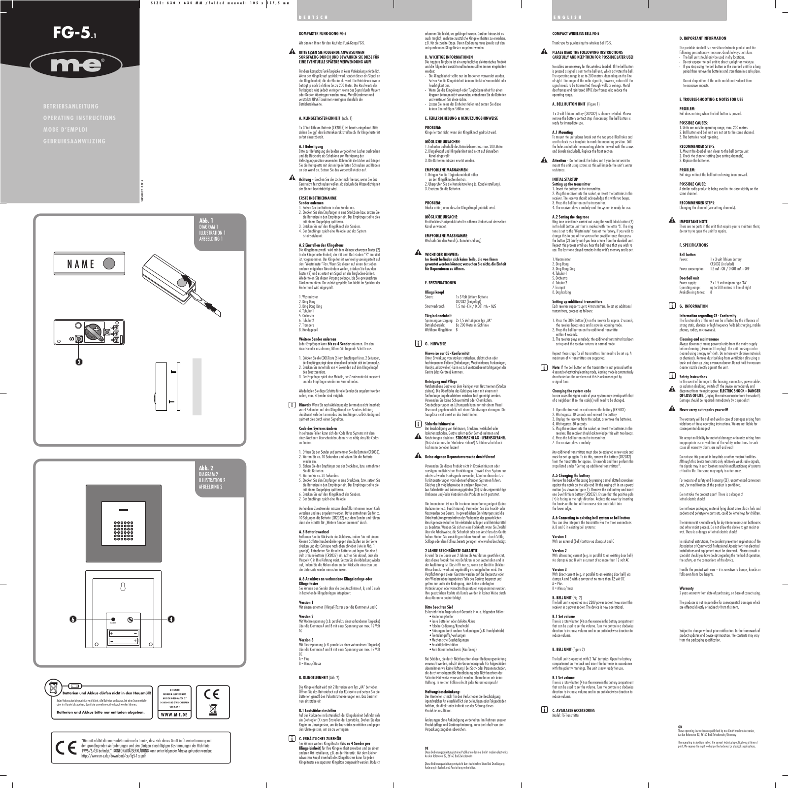 m-e FG 5.1 User guide