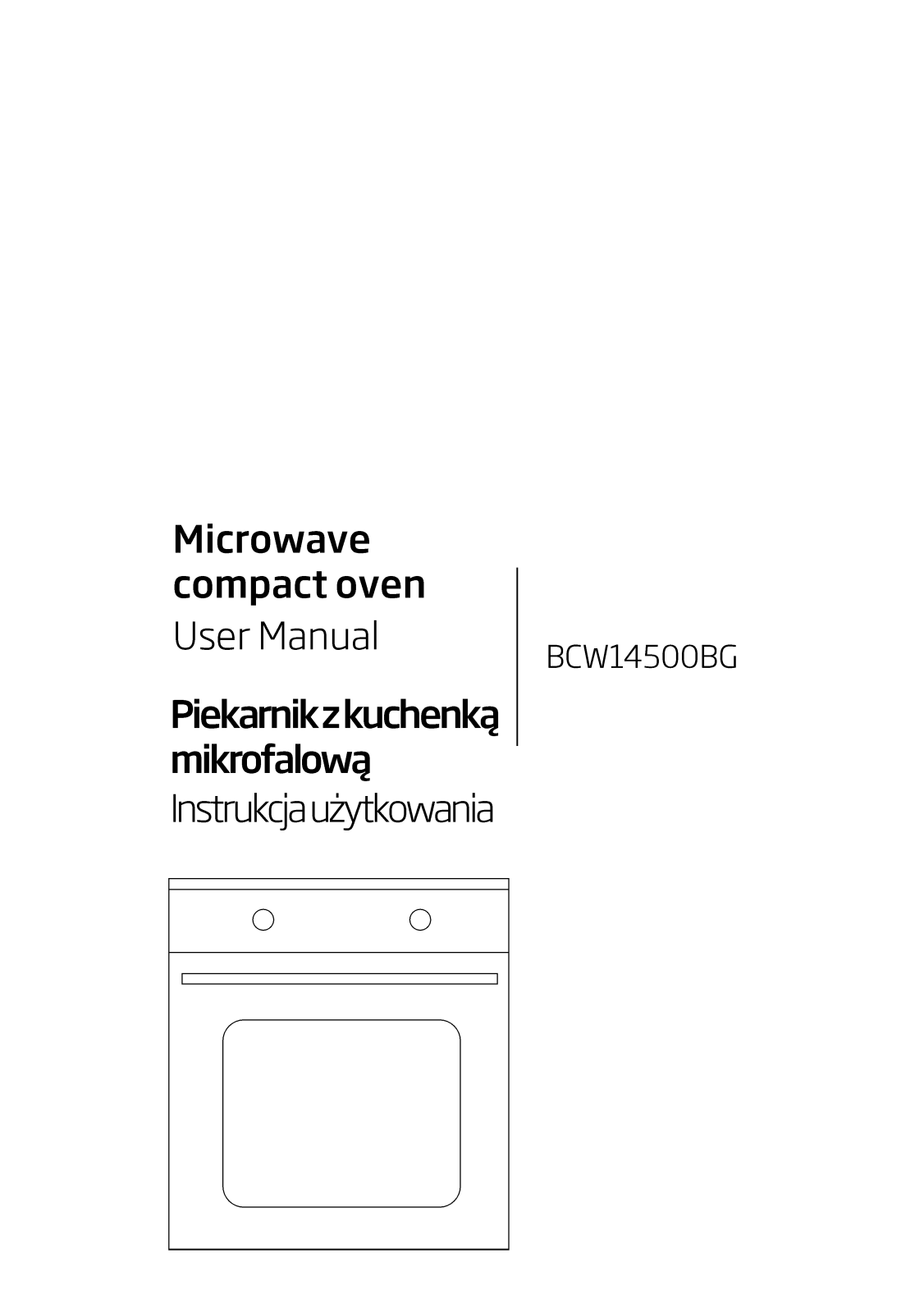 Beko BCW14500BG Operating Instructions