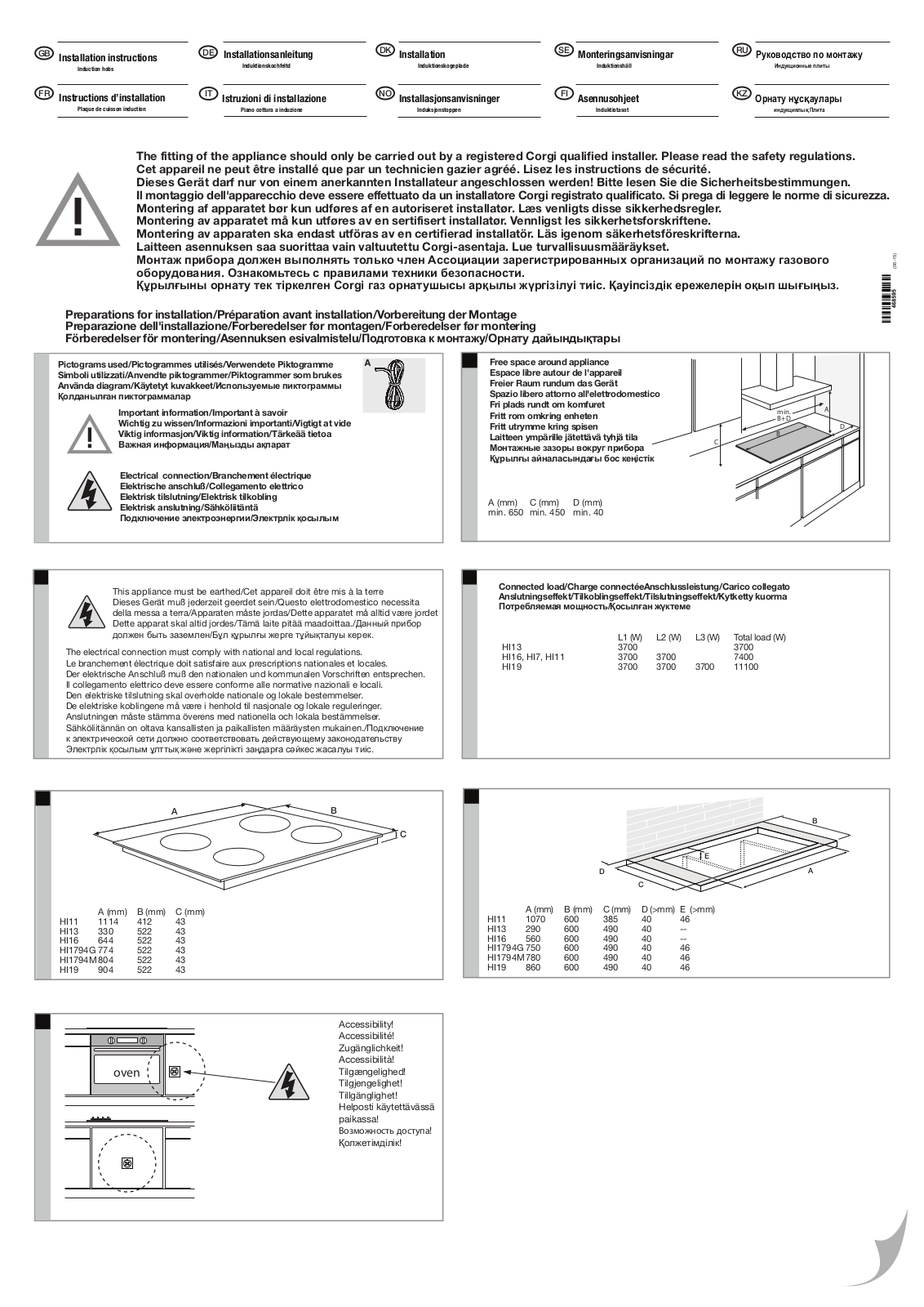 Asko HI1794M, HI1994G User Manual