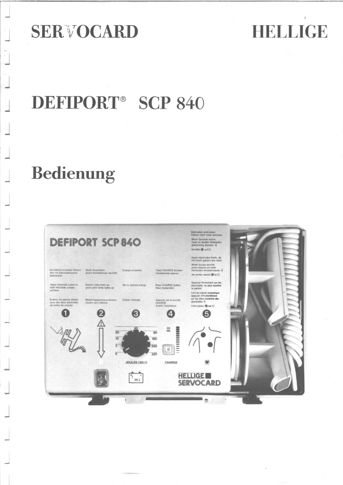Hellige Servocard Defiport SCP-840 User manual